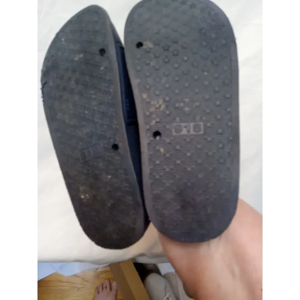 PUMA COOL CAT 2.0 V SPORT Boy's Size 12.5 NAVY SLIP ON SLIDES SANDALS